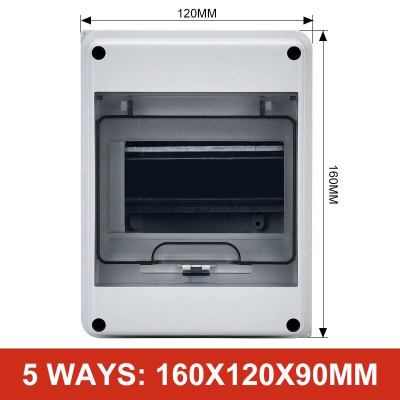 Hộp Phân Phối Điện Bằng Nhựa 5 8 12 15 18 24 Cách Hộp Ngắt Mạch Bảng Mạch Dây Nối MCB Chống Nước IP65 Ngoài Trời