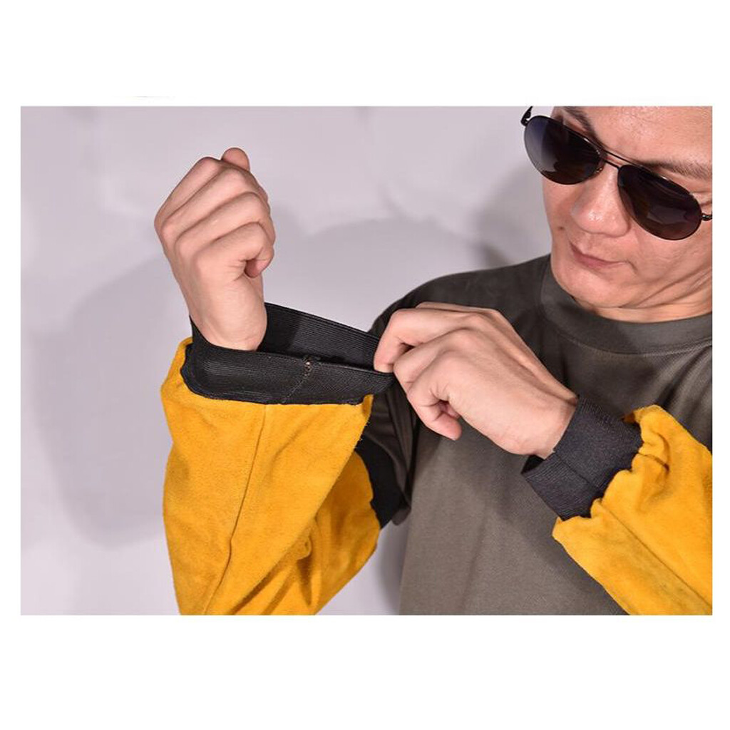Baoblaze Flame-Resistant 19'' Long Welding Sleeves With Elastic Cuff Various New