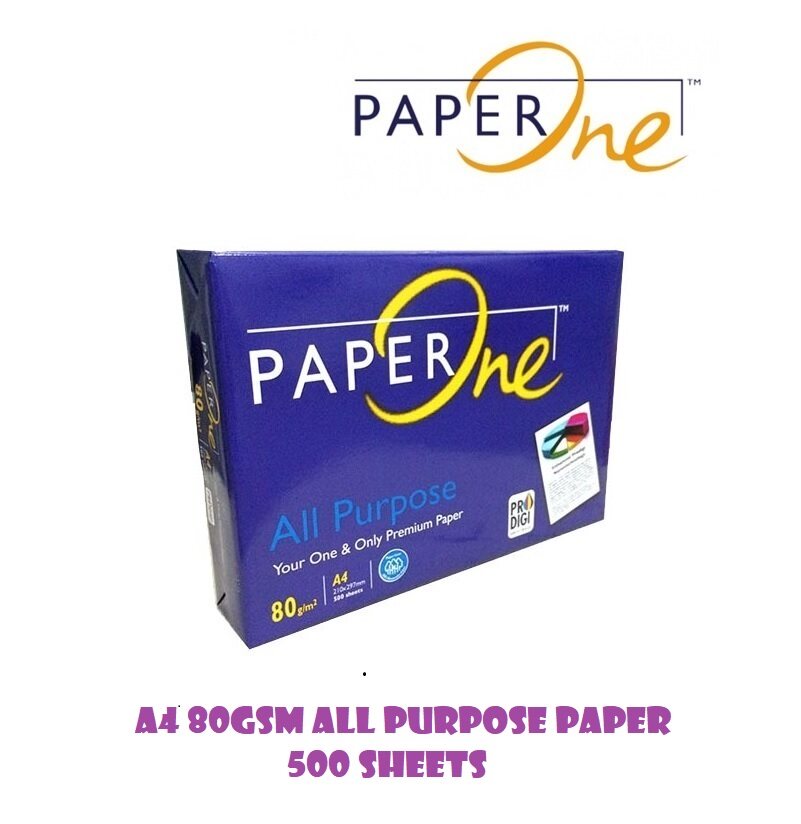 [ 1 Ream ] Paper A4 All Purpose Paper 80gsm 500 Sheets Lazada