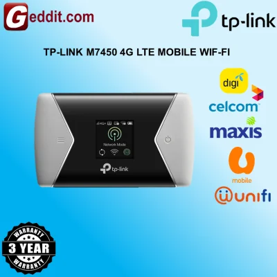 TP-LINK M7450 CAT6 AC1200 2.4 + 5Ghz WiFi 4G LTE Modem Router Wireless SIM WiFi DiGi Umobile Maxis Celcom