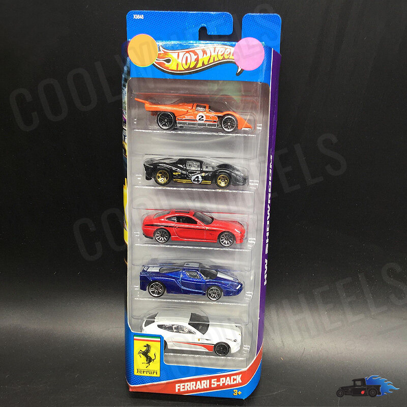 Hot Wheels 2013 HW Showroom Ferrari 5-Pack with Ferrari 512 M