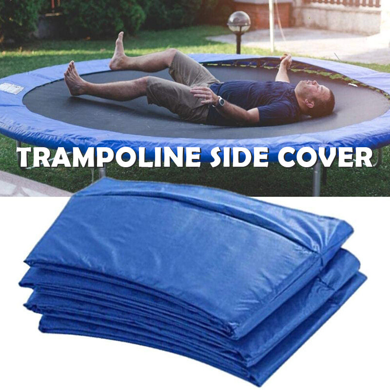 แทรมโพลีนแผ่นป้องกัน Trampoline แผ่นนิรภัยรอบฤดูใบไม้ผลิป้องกันฝาครอบกันน้ำ Pad อุปกรณ์เสริมผ้าใบกระโดด