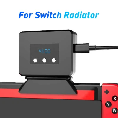jfsokm LED Display Radiator Heat Dissipation Cooling Fan for Nintendo Switch Gamepad