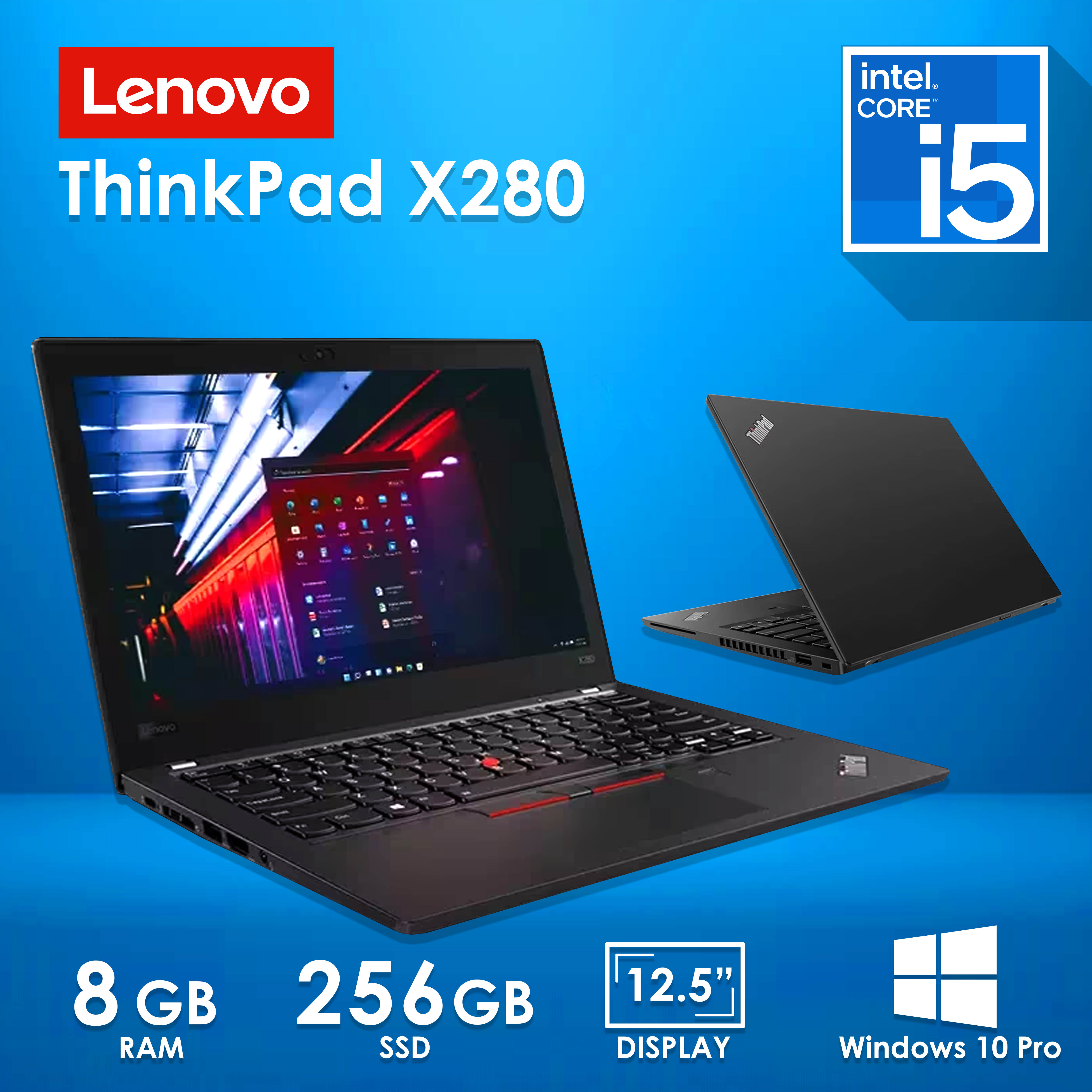 Lenovo ThinkPad X280 Laptop Intel UHD 620 Graphics Core i5 8th Gen