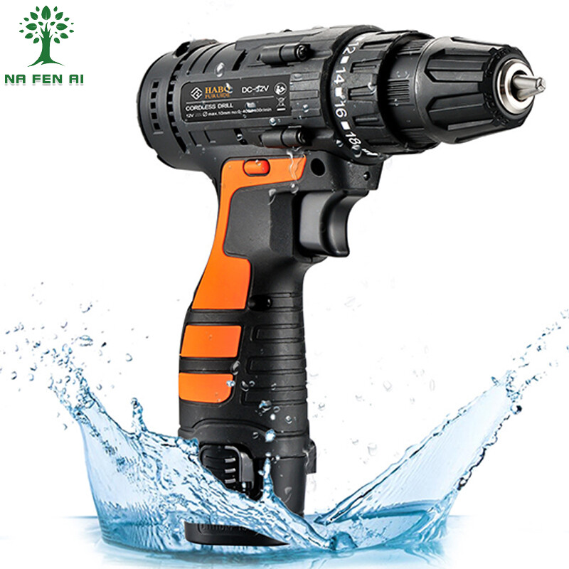 NFA Wireless drill Lithium battery charging hand drill Multifunctional electric screwdriver Household power tools