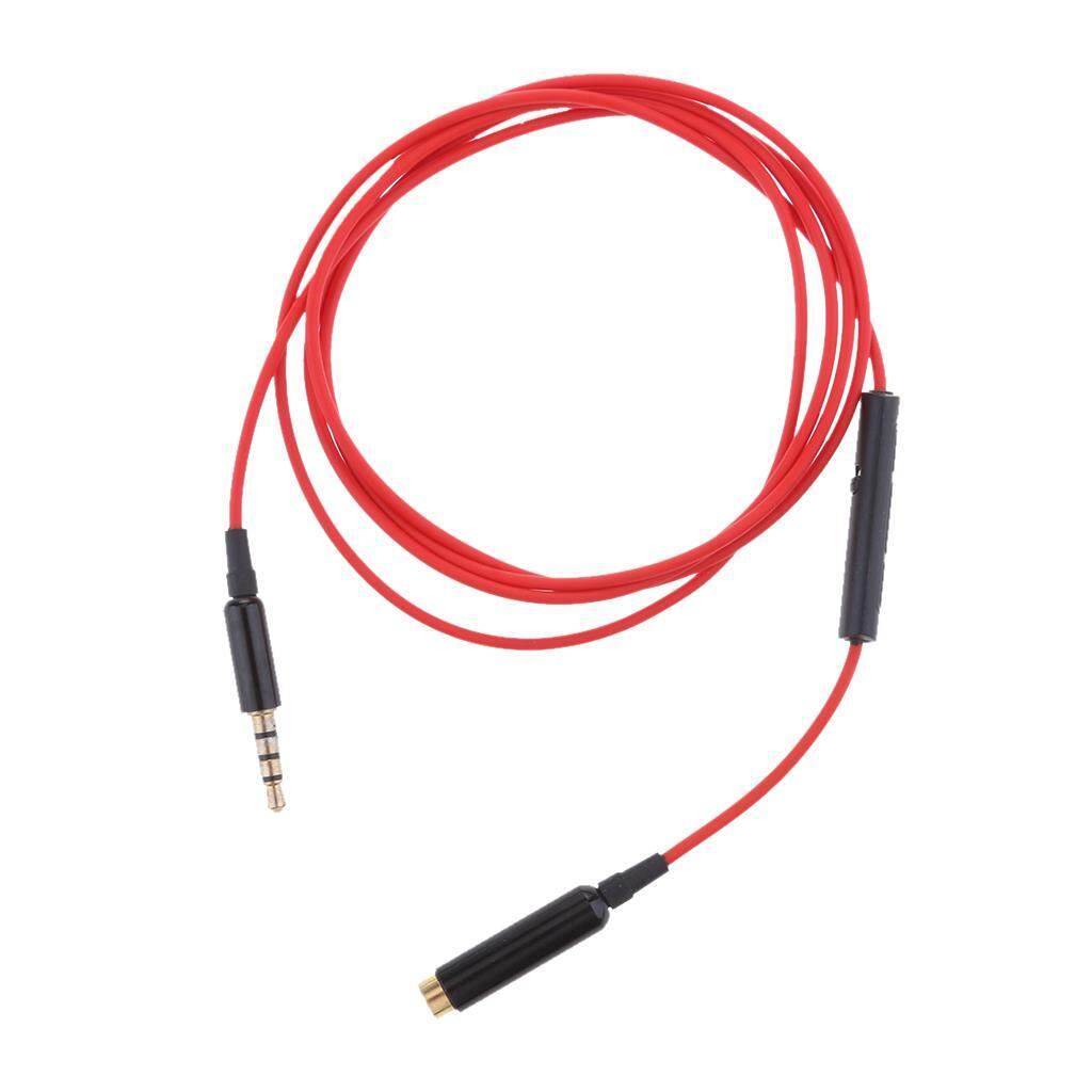 Gazechimp 3.5 Mm MALE untuk Perempuan Jack Audio Stereo Kabel Ekstensi dengan REMOTE & MIC