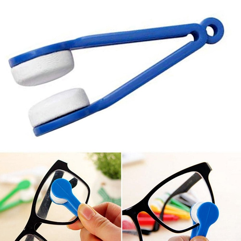 Dụng Cụ Cọ Kính Vi Sợi Hai Mặt Dụng Cụ Vệ Sinh Siêu Mềm Lau Kính Mini Lau Lau Kính Cầm Tay Đa Năng