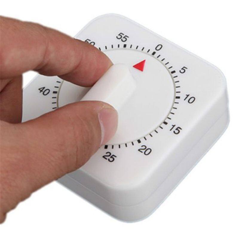 1pcs Square 60 Minute Mechanical Kitchen Cooking Timer Alarm Food P aration Baking popular