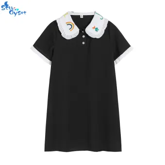 white maternity polo shirt