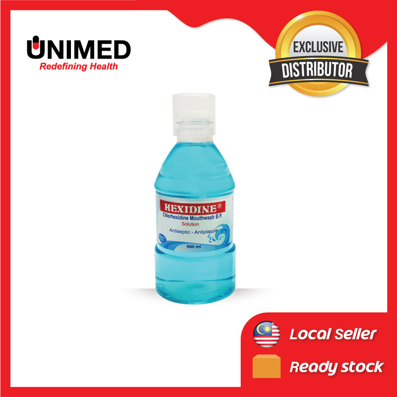 Hexidine Solution (Chlorhexidine Mouthwash) 0.2 w/v 500ml Lazada