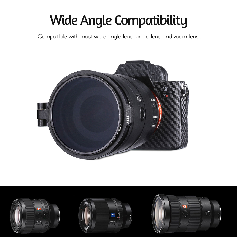 R-82 82mm Rapid Filter System Camera Lens ND Filter Metal Adapter Ring Compatible with DSLR Cameras