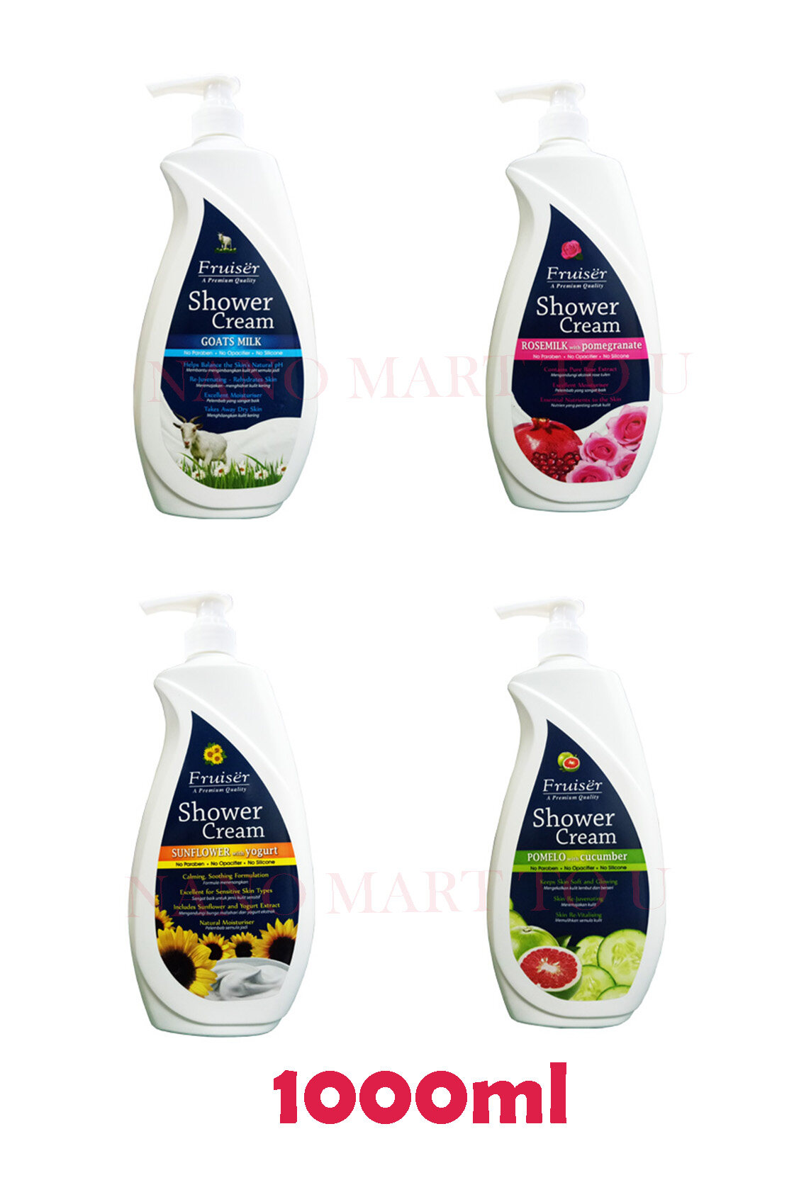 Fruiser Shower Cream 1L Lazada