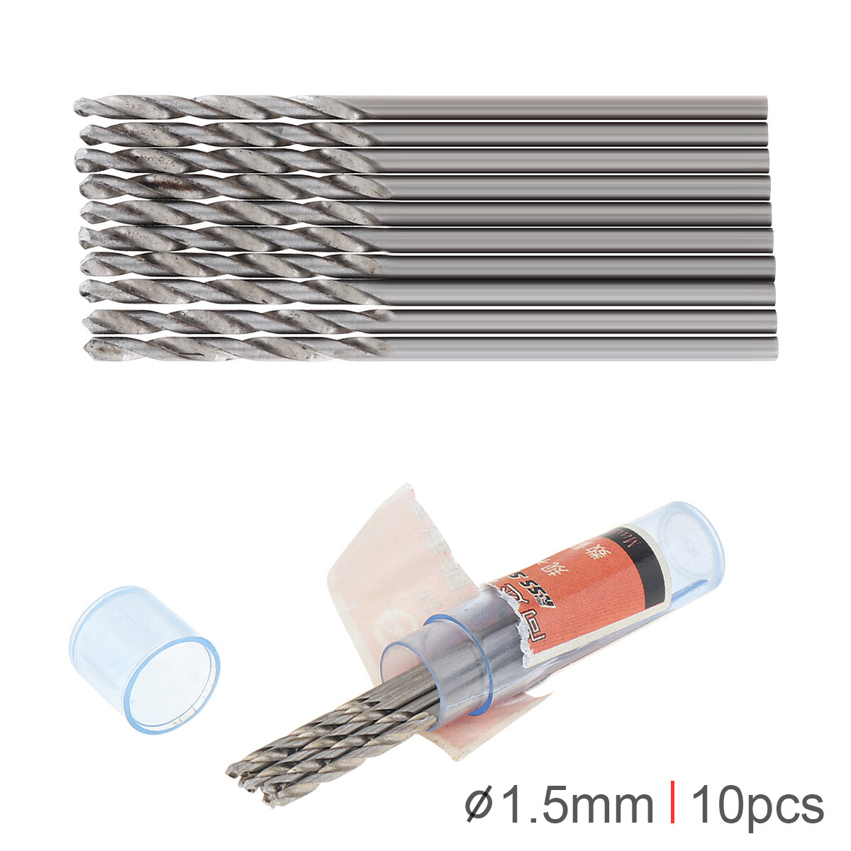 10pcs hand hss straight shank twist drill bit tiny little drilling tool micro woodworking drill 1.5mm 2.0mm 2.5mm 3.0mm