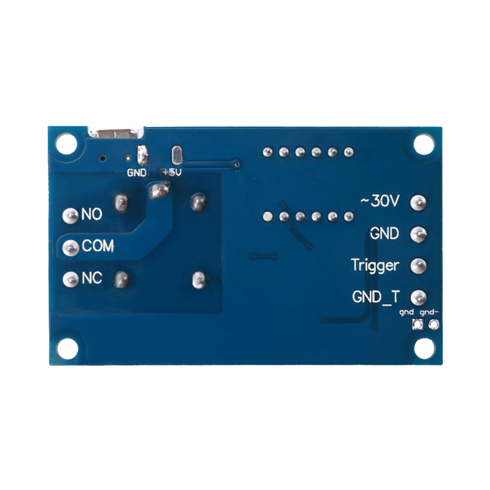 PANTHON Micro USB/Type-C 5V Timer Relay Time Delay Relay DC 6-30V Delay Controller Board Trigger Delay Switching Relay Module with LCD Display