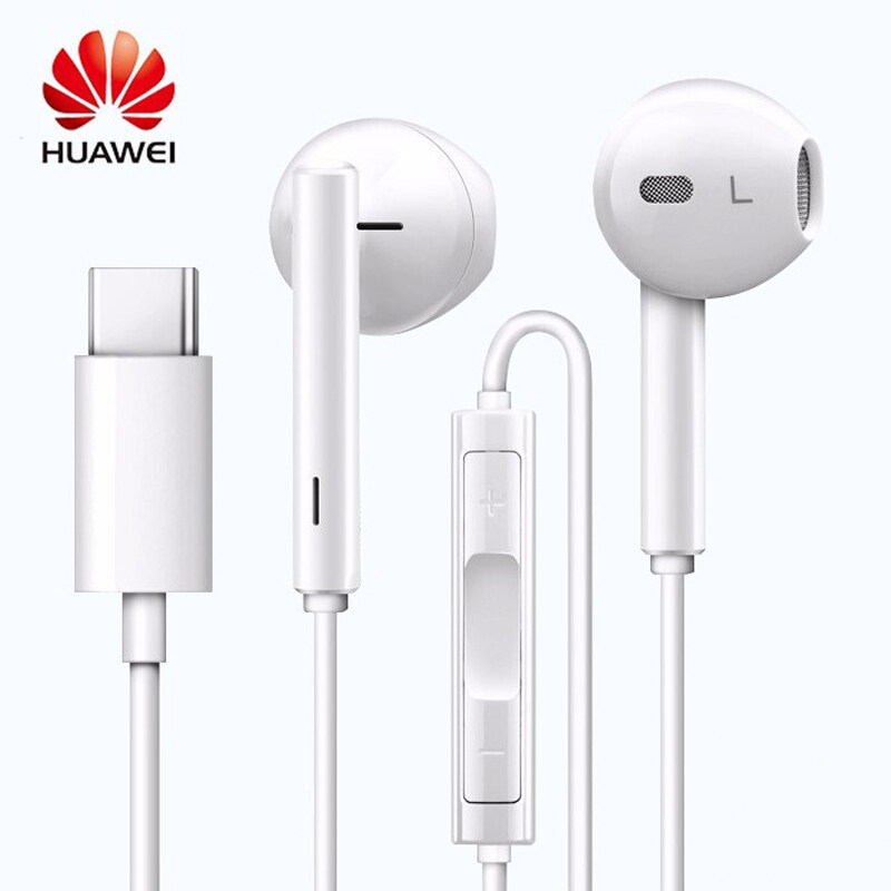 【ORIGINAL】HUAWEI Earphone CM33 Official Classic Earphones USB-C Plug In-Ear Headphone with Microphone Volume Control For P40 Pro P30 Pro Mate40 Pro Mate 30 20 Nova 4e 5i Pro Singapore