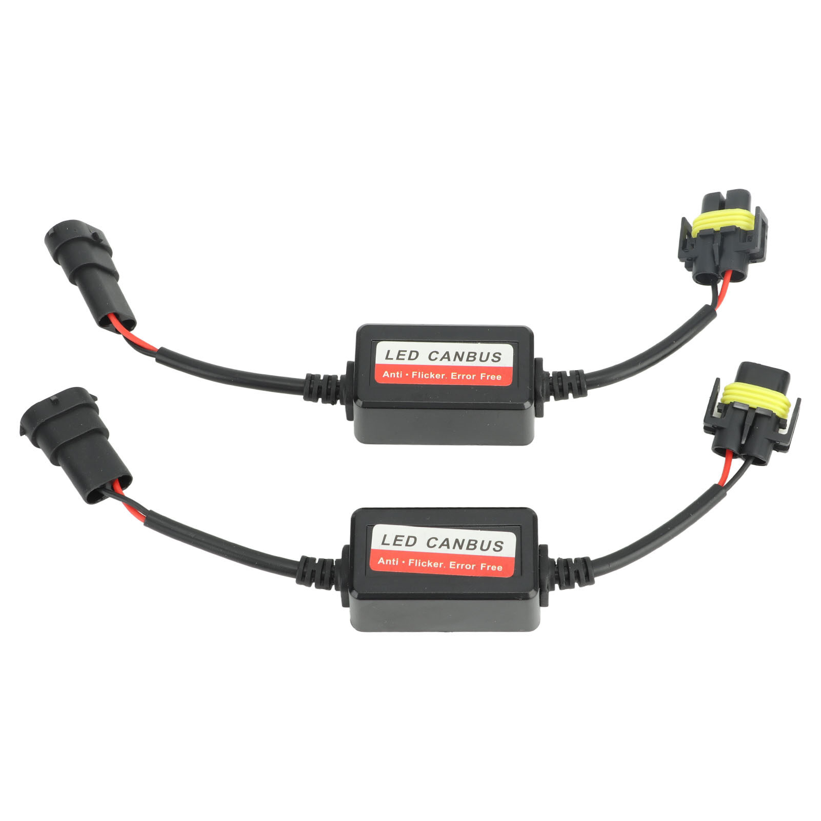 H8 H9 H11 LED Canbus Decoder Anti Flickering Resistor Decoder 2Pcs for Fog Light