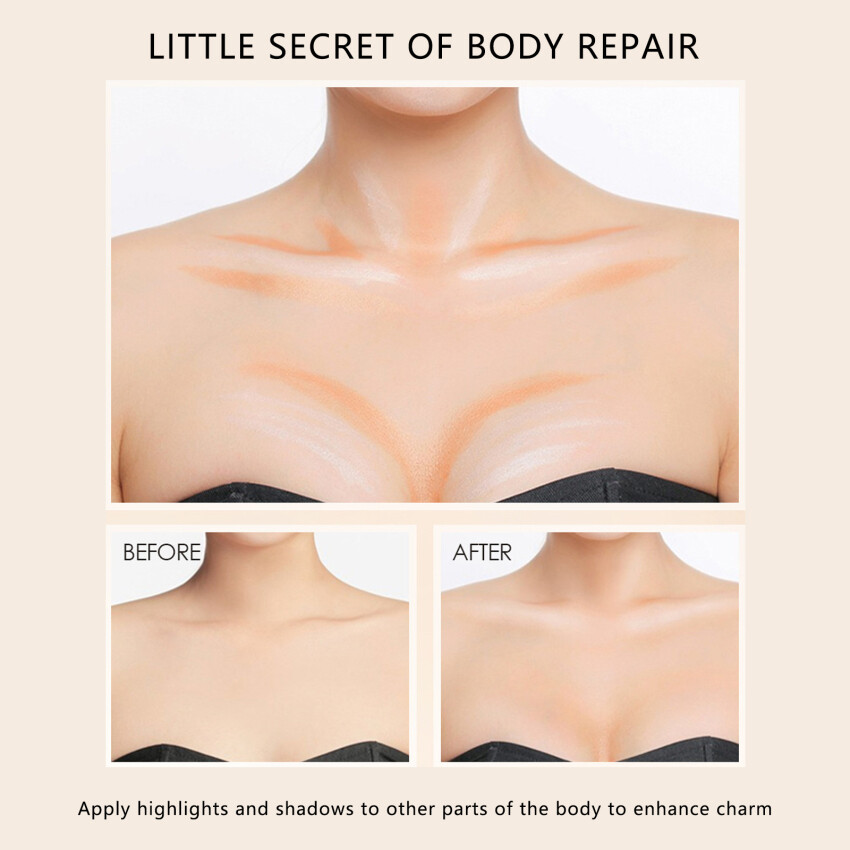 O. TWO. O Double Head Makeup Stick Clavicle Shadow Pen Three-Dimensional Highlight