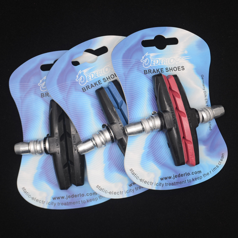 1 Pair Durable V Type Silent Brake Pads Holder Shoes For Road MTB ...
