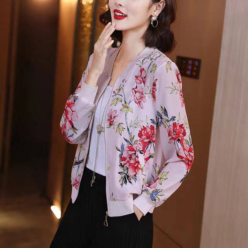 Áo Khoác Bóng Chày Áo Khoác Phong Cách Phương Tây Áo Khoác Lớn Chống Tia Cực Tím Cho Nữ Áo Khoác Chống Nắng Voan Ngắn Đa Năng Cho Nữ