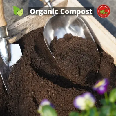 AGRO Organic Fertilizer Pure Compost Sawit EFB 有机堆肥 Kompos Organik Baja(1kg)