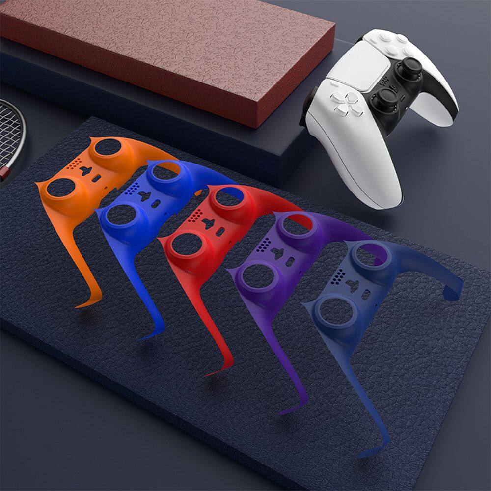 CALDE for PS5 Controller Joystick Gamepad Cover Housing Shell Game Controller Case for PS5 Handle Decorative Strip Decorative Shell Decoration Cover Trim Strip