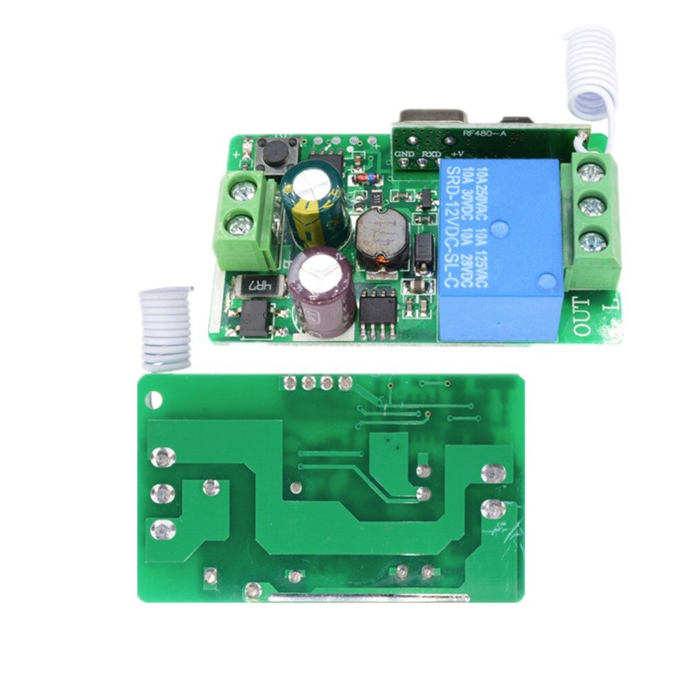 SeasBoat  315/433MHZ 220V 1CH Wireless RF Remote Receiver Transmitter Relay Control Switch