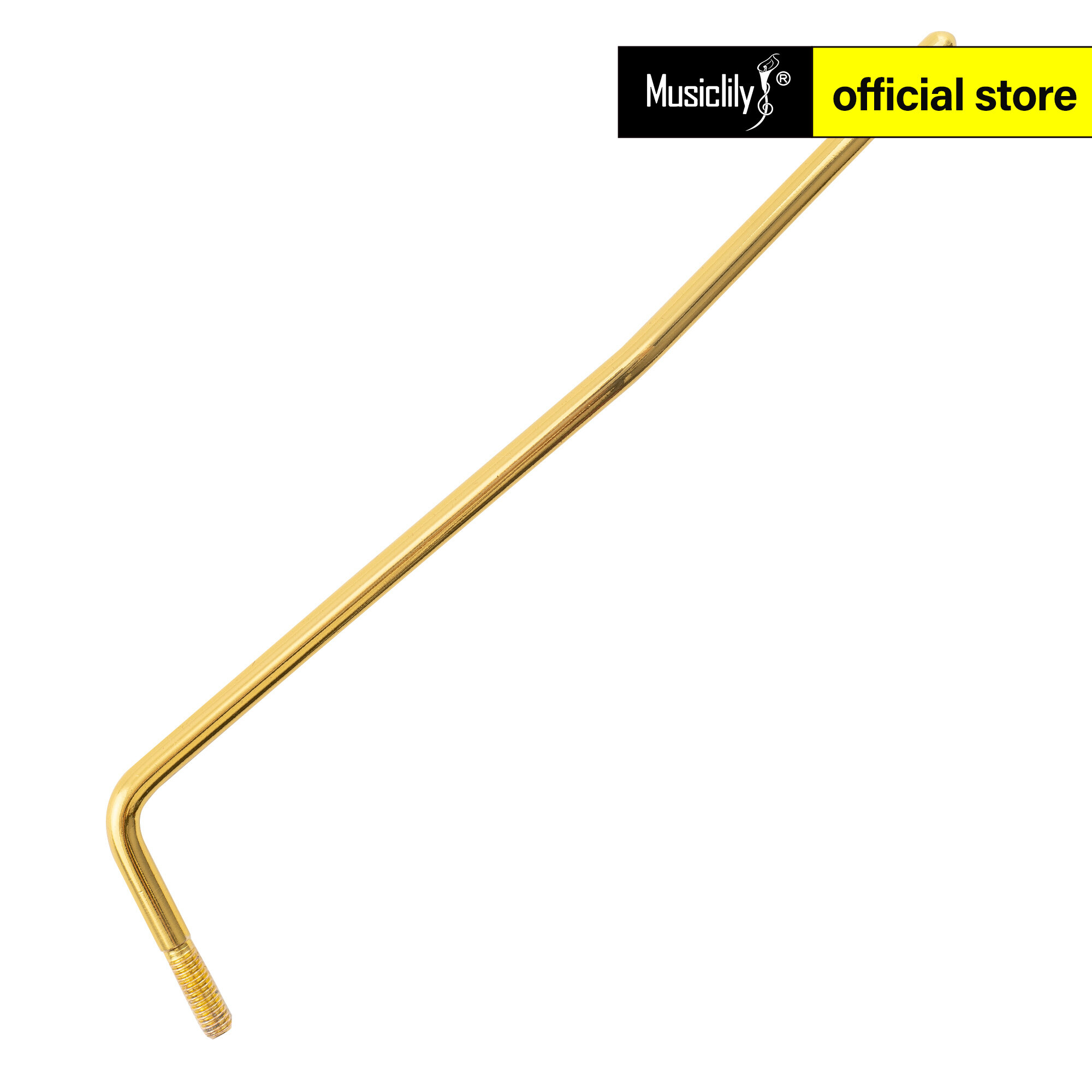 Wilkinson 4.8mm Threaded-In ST Tremolo Arm Bridge Whammy Bar for Fender Mexico Stratocaster Electric Guitar , Chrome Gold without Tip