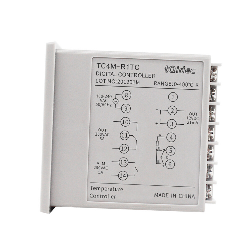 Cảm Biến Thông Minh Bộ Điều Khiển Nhiệt Độ Chính Xác Thông Minh Có Thể Điều Chỉnh 0 ~ 400 ° C Rơ Le Hiển Thị Kỹ Thuật Số Lò Báo Động Quá Nhiệt Đầu Ra SSR Trạng Thái Rắn Thiết Bị Công Nghiệp Bộ Điều Khiển Nhiệt Độ Đa Chức Năng