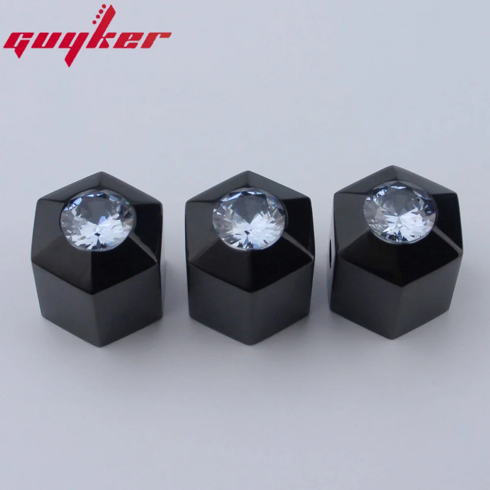 1 pcs guyker núm điều khiển chiết áp cao cấp vật liệu thép không gỉ cho guitar điện hoặc Bass