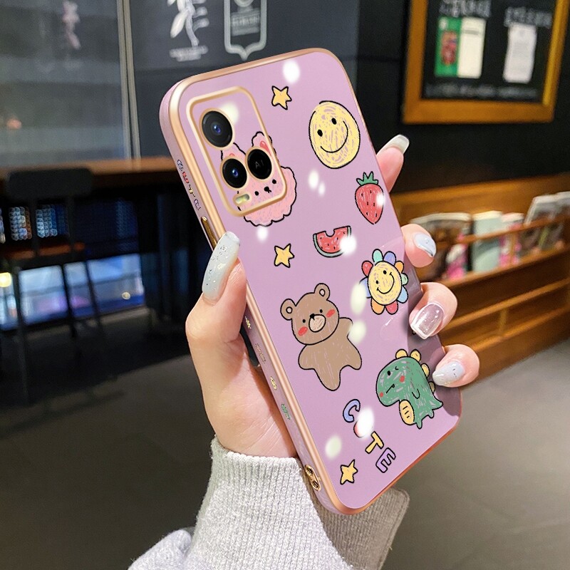 YBD สร้อยข้อมือสายรัดข้อมือสำหรับ Vivo Y21A Y21T Y21E Y33S Y21 2021