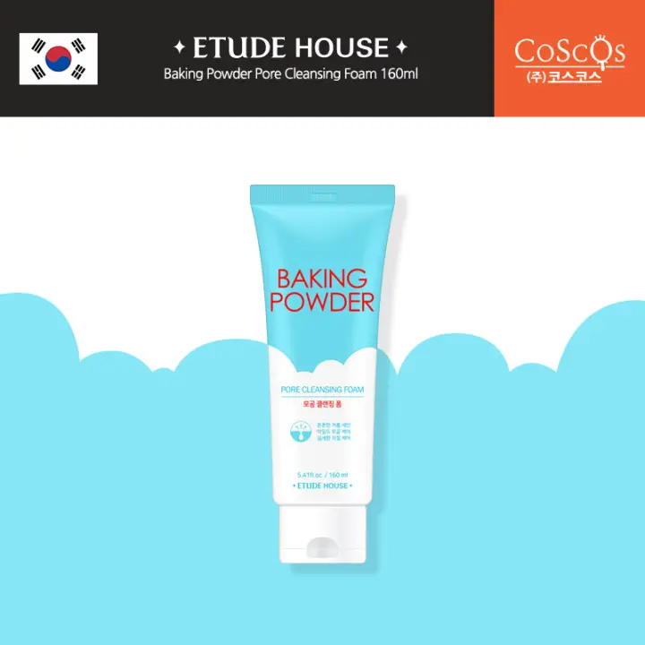 etude house baking powder pore cleansing foam