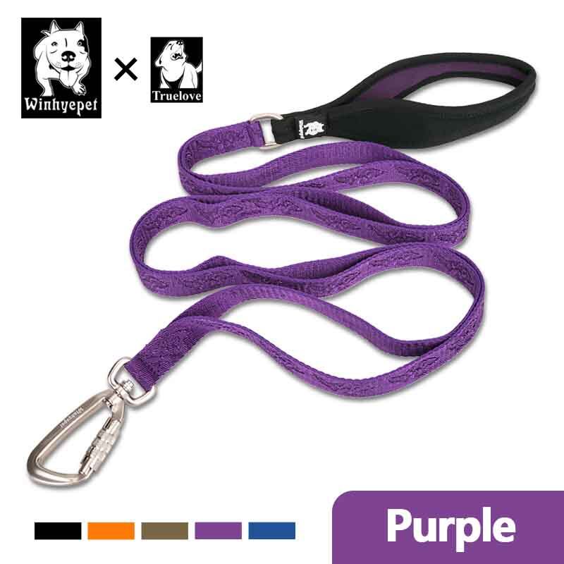 dog leash purple