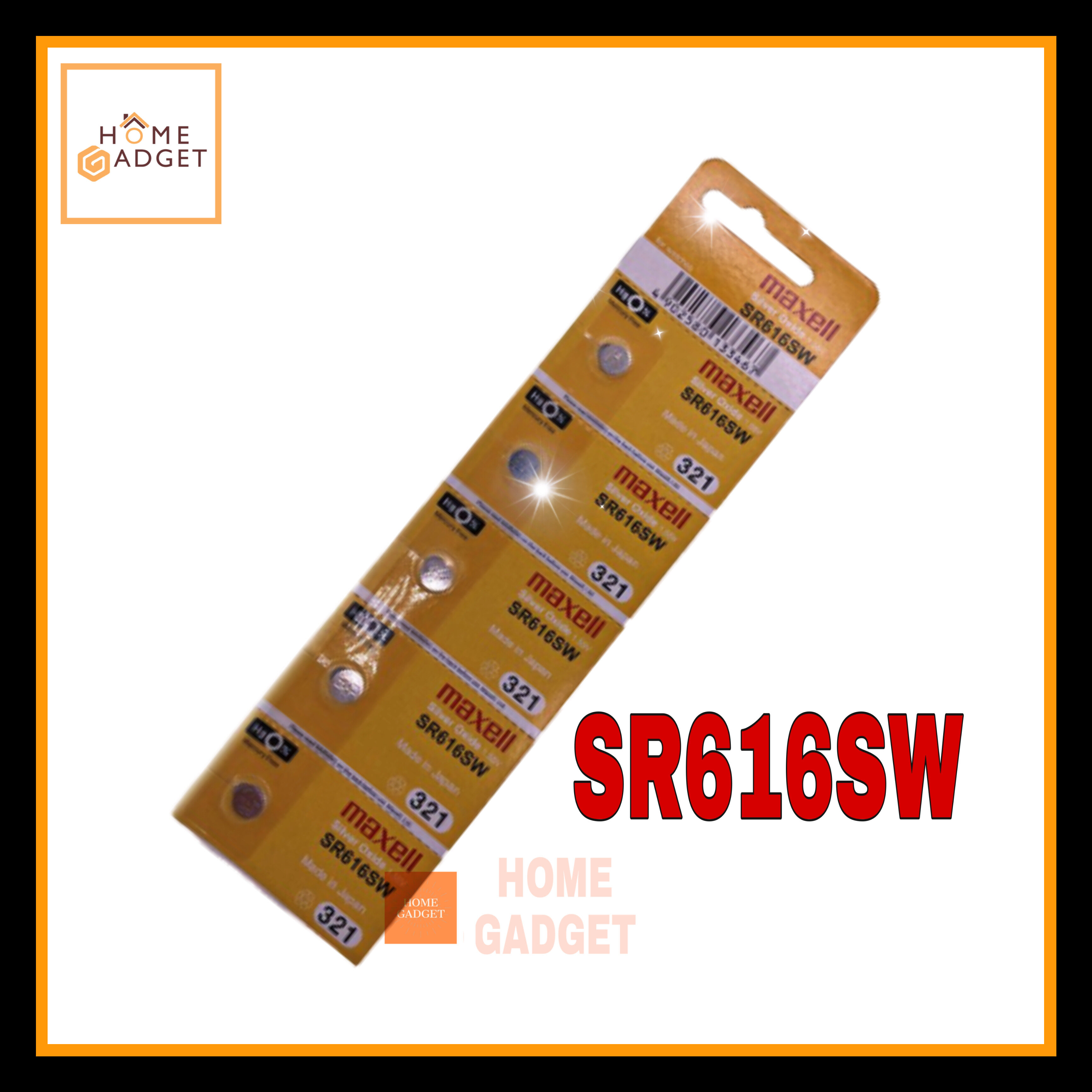 (Original) 5 Pcs Maxell SR521SW/ SR616SW/ SR621SW/ SR626SW/ SR716SW ...