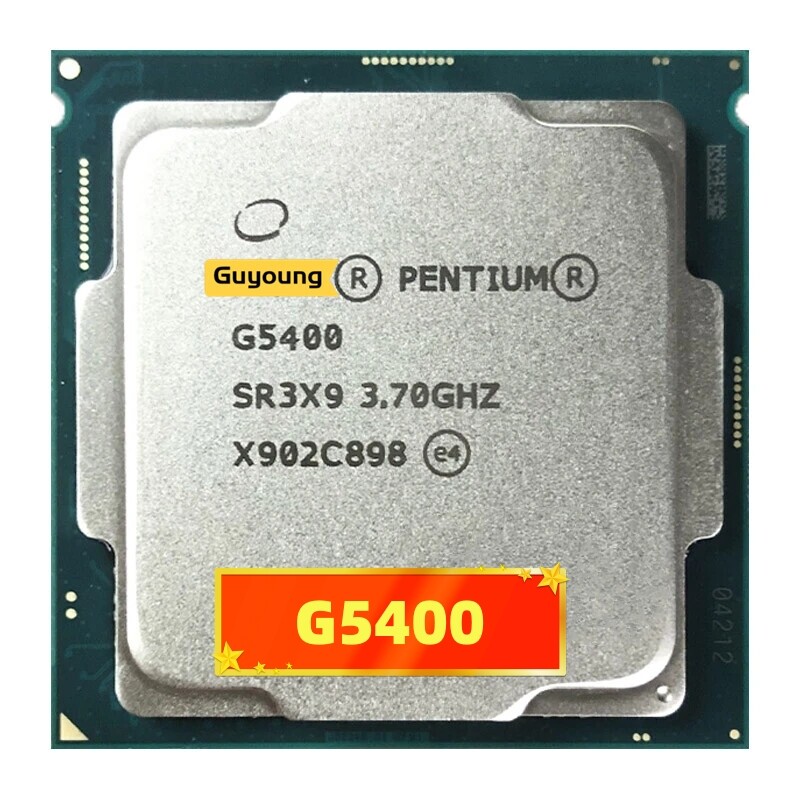 Pentium g5400 3.7ghz dual core quad thread cpu processor 4m 54w lga 1151
