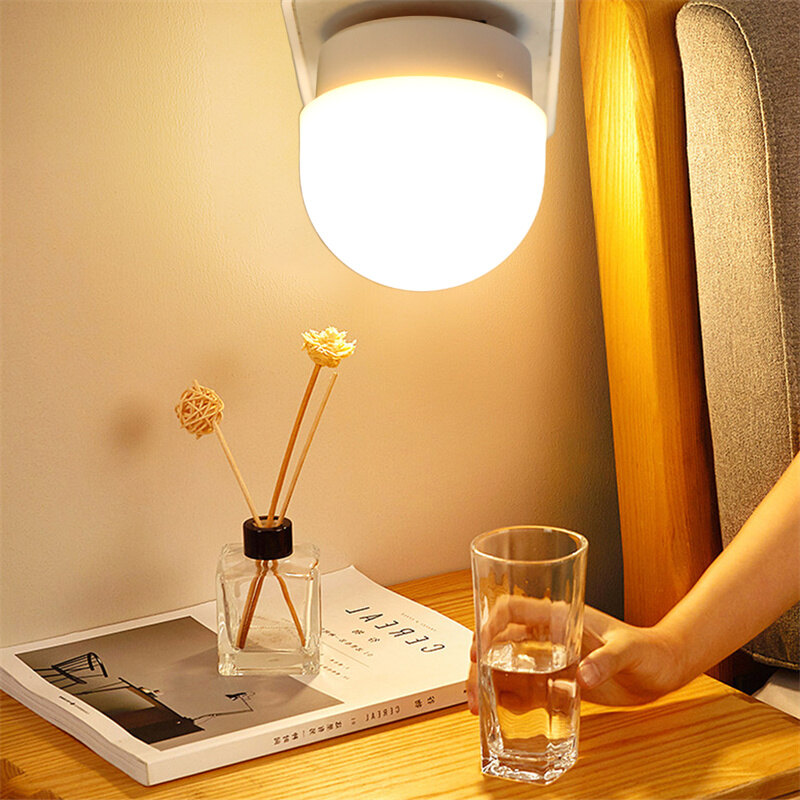 USB Mini đèn ban đêm bảo vệ mắt Đèn LED đọc sách mini Đèn LED Phích cắm USB Đèn ngủ đọc sách ban Đêm ánh sáng