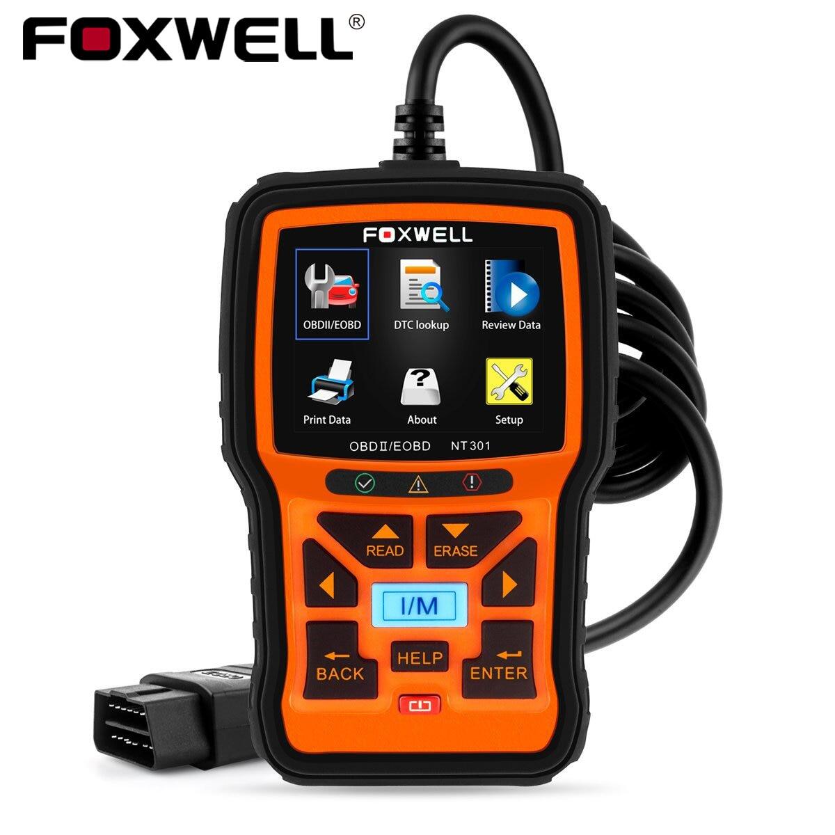 Foxwell Nt301 Obd 2 Automotive Scanner Professional Read Clear Fault Foxwell Nt301 Obd 2 Automotive Scanner Professional Read Clear Fault