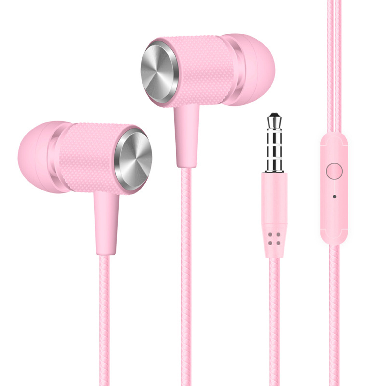 Wired Earphone Heavy Bass HD-compatible Calling In-ear 3.5mm High Sensitivity Wired Earphone Phone Supply