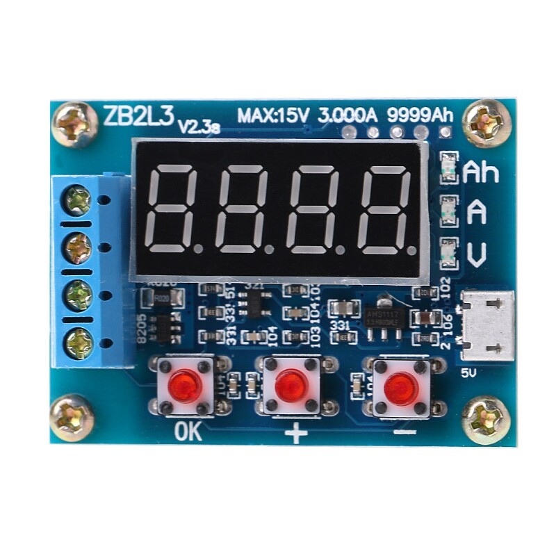 Máy đo dung lượng pin lithium chì-axit zb2l3 li-ion, máy phân tích kiểm tra xả