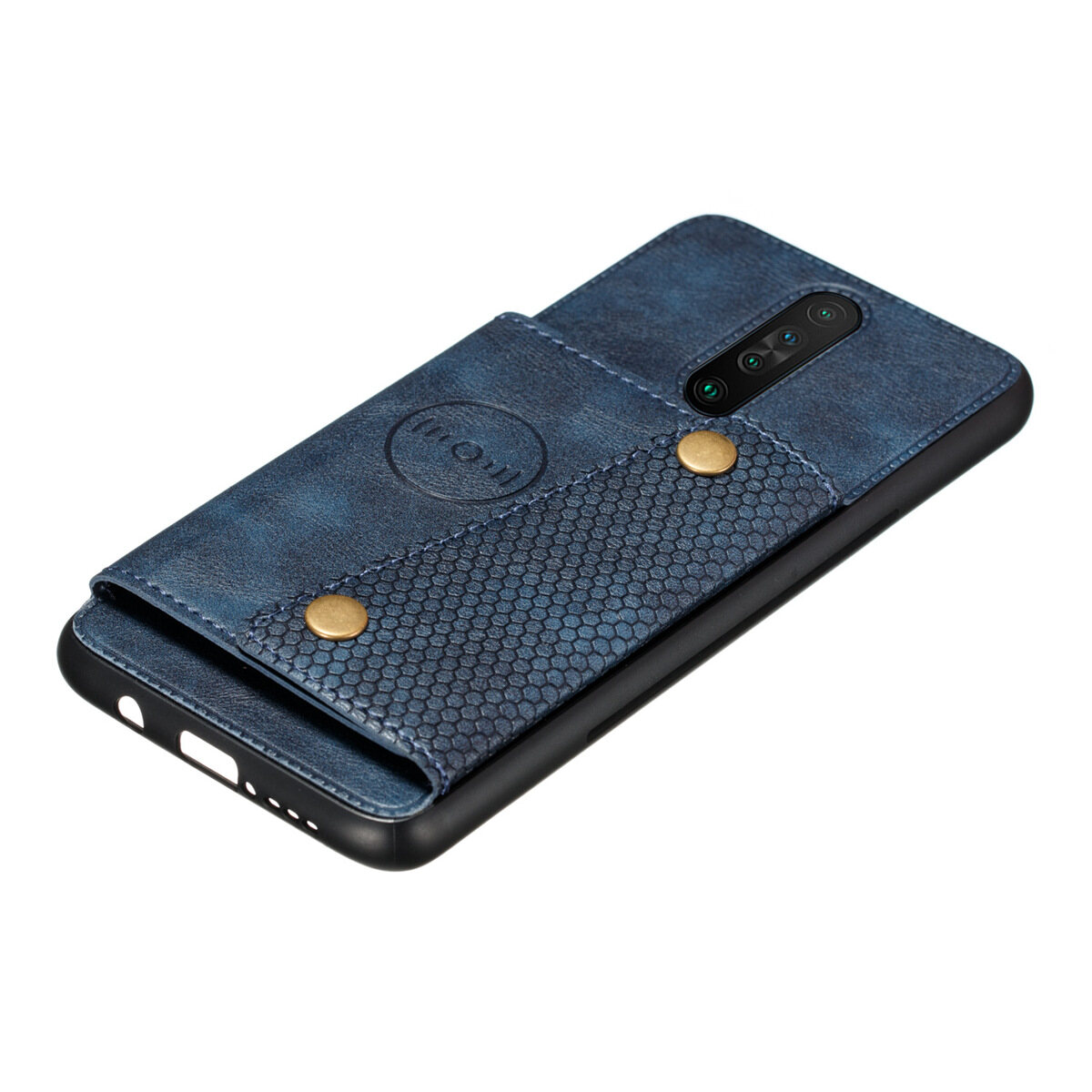Cho Redmi K30 Pro Da Trường Hợp Nhiều Folio lật Bìa Wallet Trở Lại Trường Hợp Shell, Có Thể Làm Việc Với gắn trên xe hơi, Ẩn thẻ tín dụng ID Khe Cắm Chủ, Retro nút kim loại Clasp, Đứng Hỗ Trợ