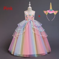 unicorn gown for 7th birthday
