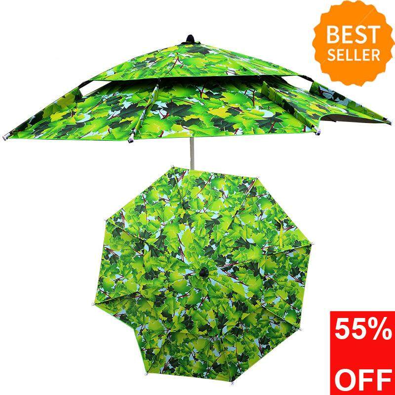 2.0/2.2 Foldable Outdoor Canopy 360º Rotating Sunshade Portable Adjustable Umbrella Tent Anti-UV Sunscreen Camping Picnic Home Garden Park Beach Umbrellas