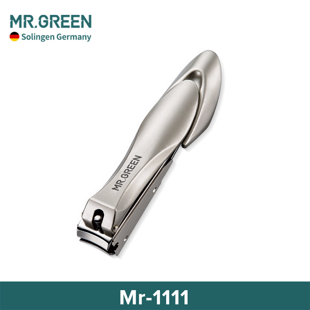 MR.GREEN Nail Clippers with Catcher, Professional Stainless Steel Fingernail  and Toenail Clipper Cutter, Trimmer Set for Men and Women(Sm