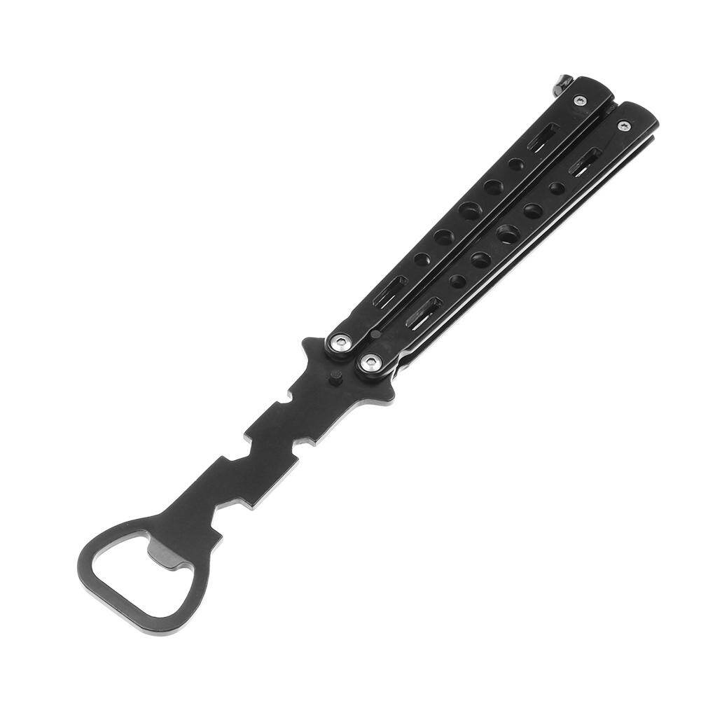 Folding Stainless Steel Beer Bottle Opener Butterfly Trainer Tools