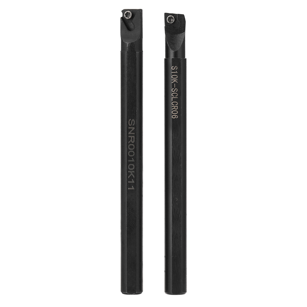 3Pcs 10mm CNC Alloy Lathe Turning Tools Set Wrench Insert Boring Bar Holder