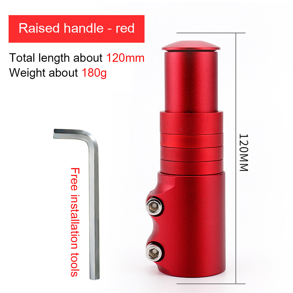 Aluminum Alloy Bike Front Stem Riser Bicycle Handlebar Extension Adaptor