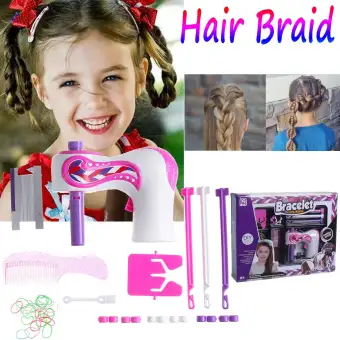 Women Girls Kids Automatic Twist Braid Knitted Electric Hair