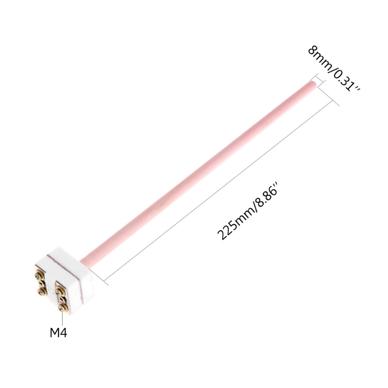 【New】WRP-100 S-type Platinum Rhodium Thermocouple 225mm Temperature Sensor Probe Head