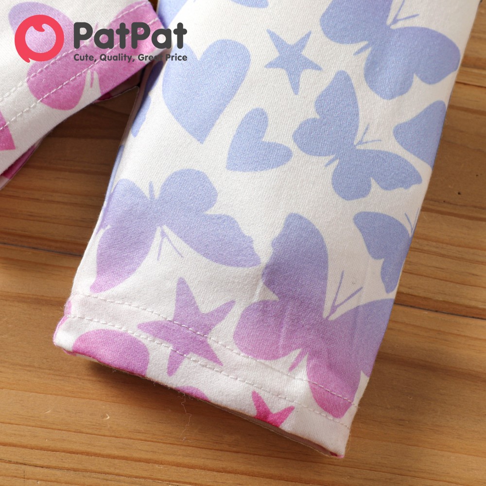 PatPat Kid Girl Allover Butterfly Pattern Leggings