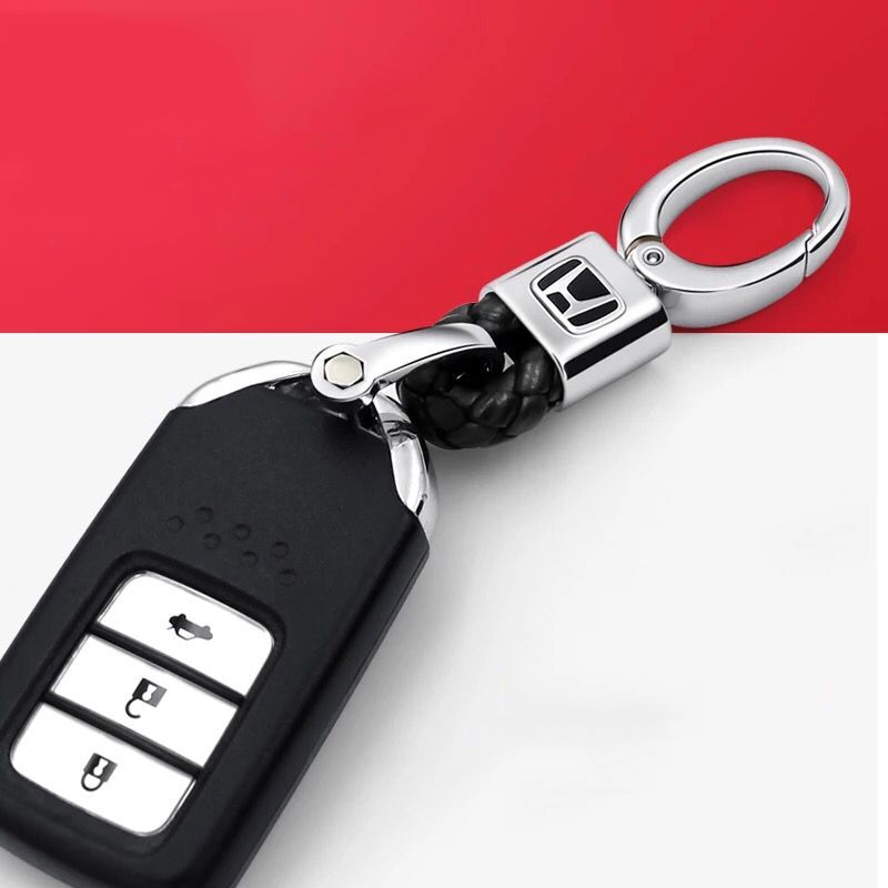 BOBO Honda Accord Civic CRV Car Logo Braided Rope Keychain Horseshoe ...