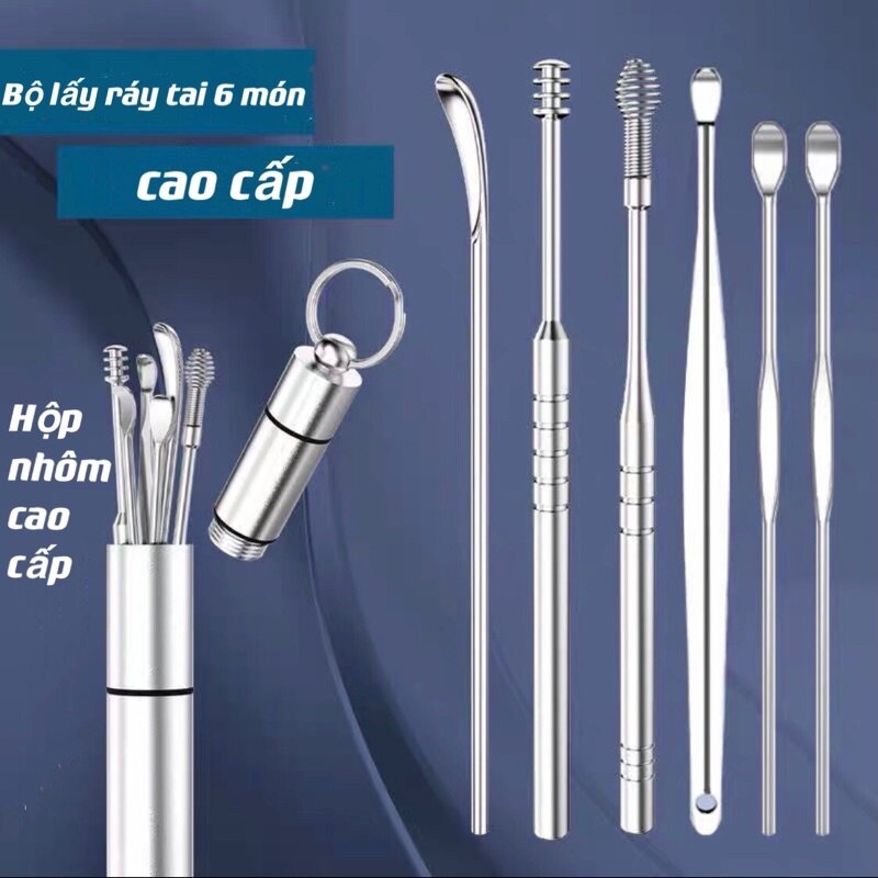 Set 6 dụng cụ lấy ráy tai